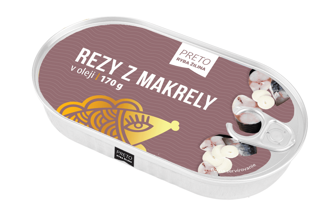Rezy z makrely v oleji 170 g