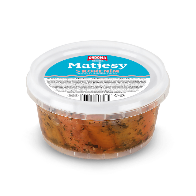 Matjesy s korením 140g