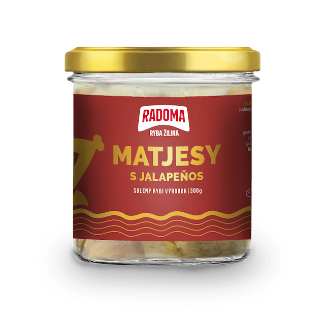 Matjesy v oleji s jalapeňos 300g