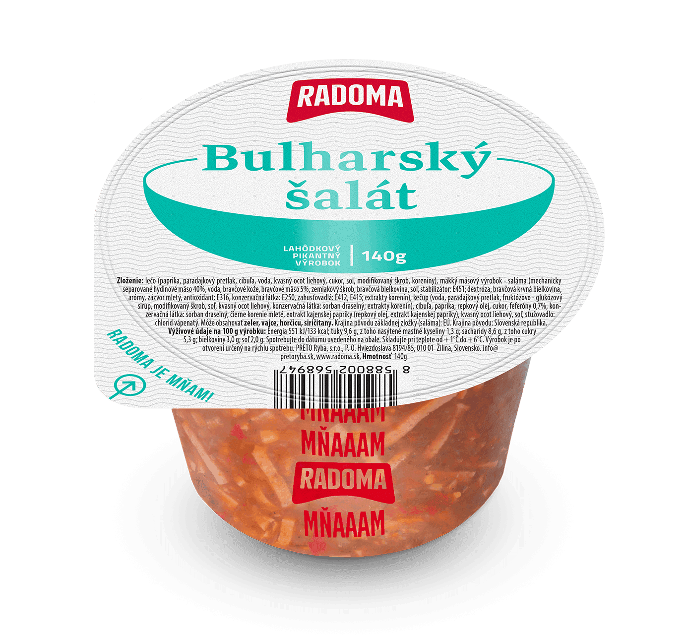 Bulharský šalát 140g