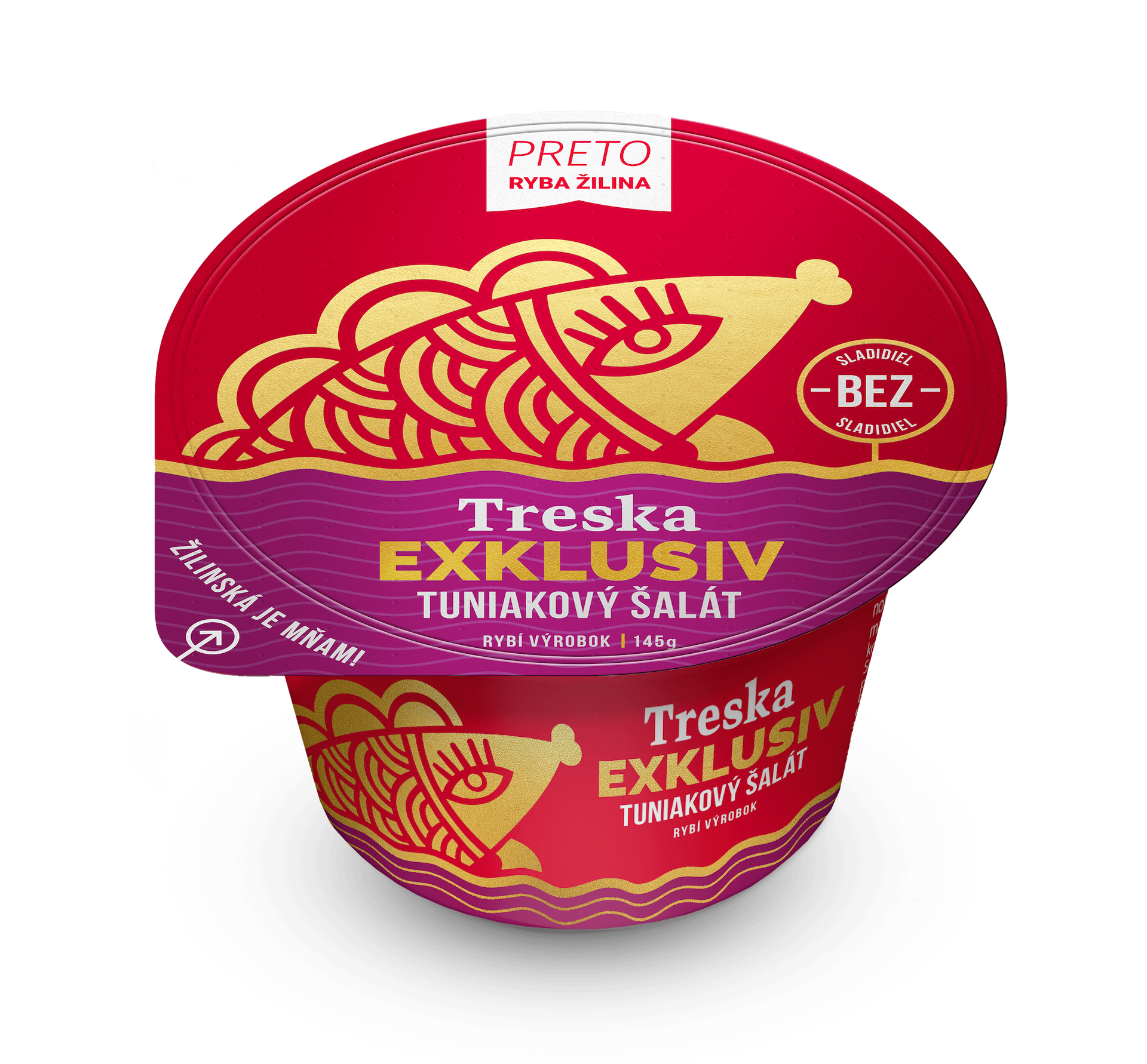 Treska Exklusiv s tuniakovým šalátom 145g