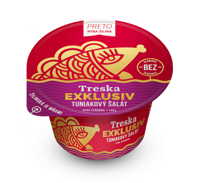 Treska Exklusiv s tuniakovým šalátom 145g