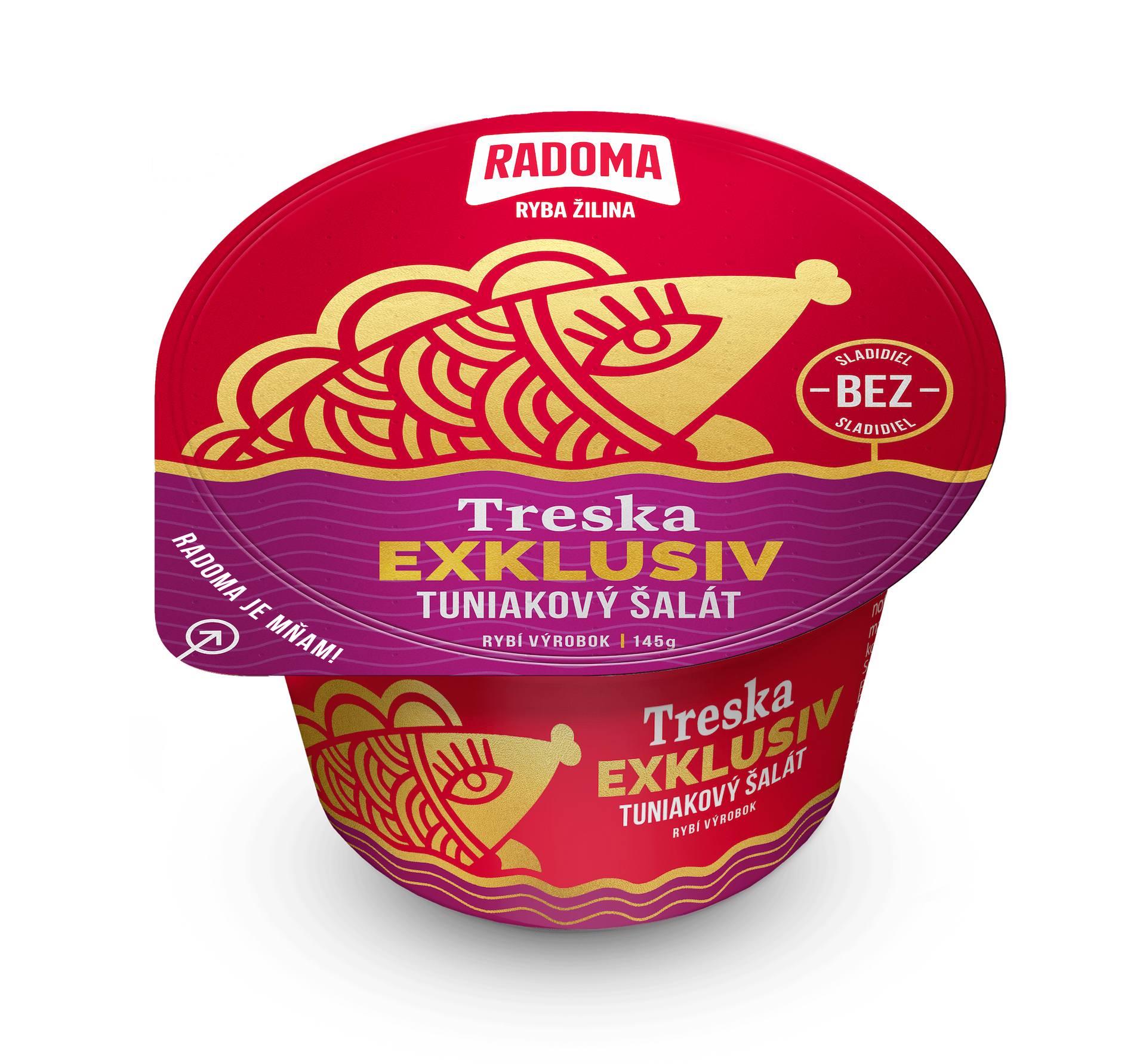 Treska Exklusiv s tuniakovým šalátom 145g