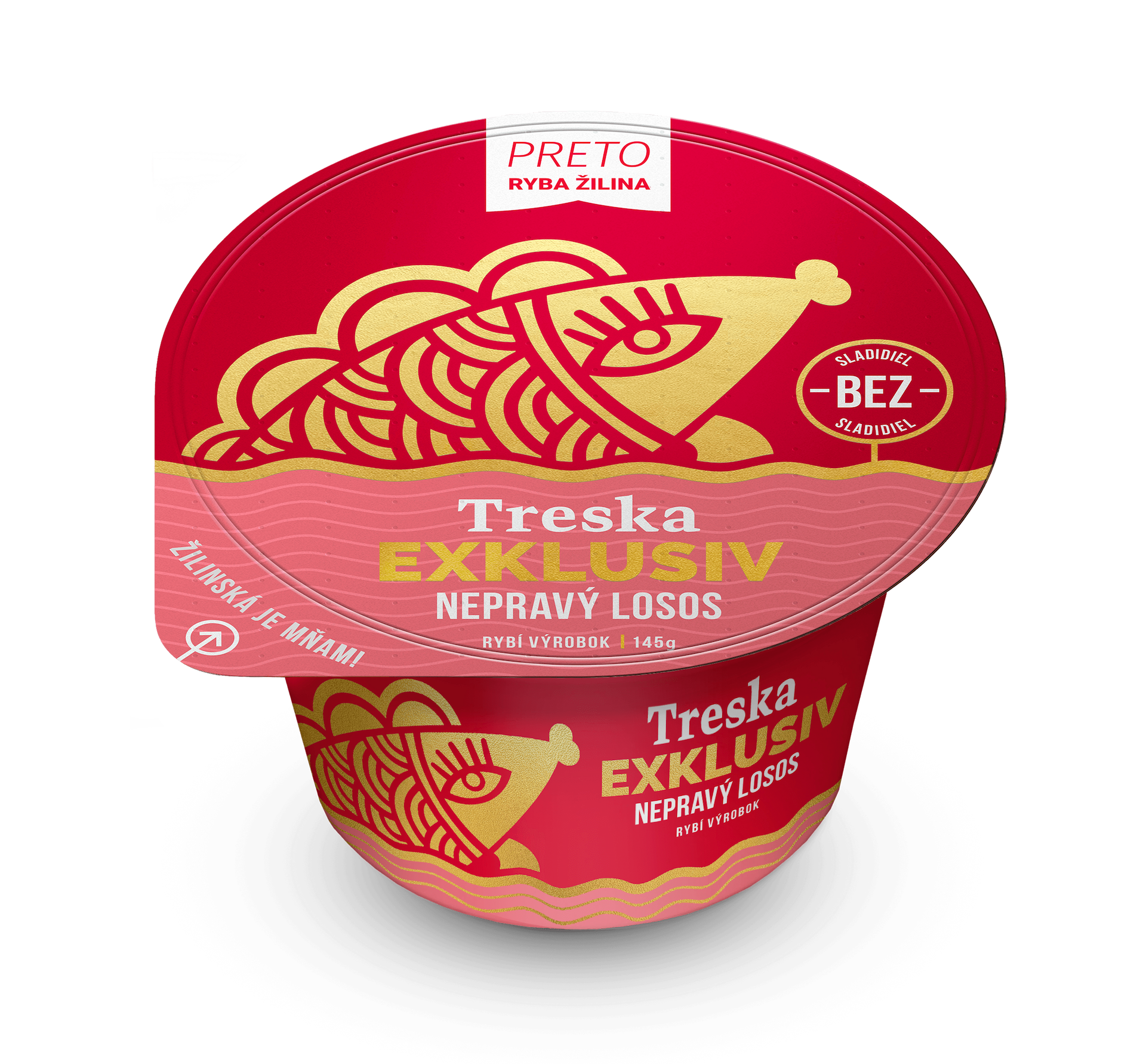 Treska Exklusiv s nepravým lososom 145g