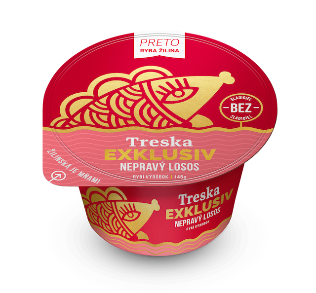 Treska Exklusiv s nepravým lososom 145g