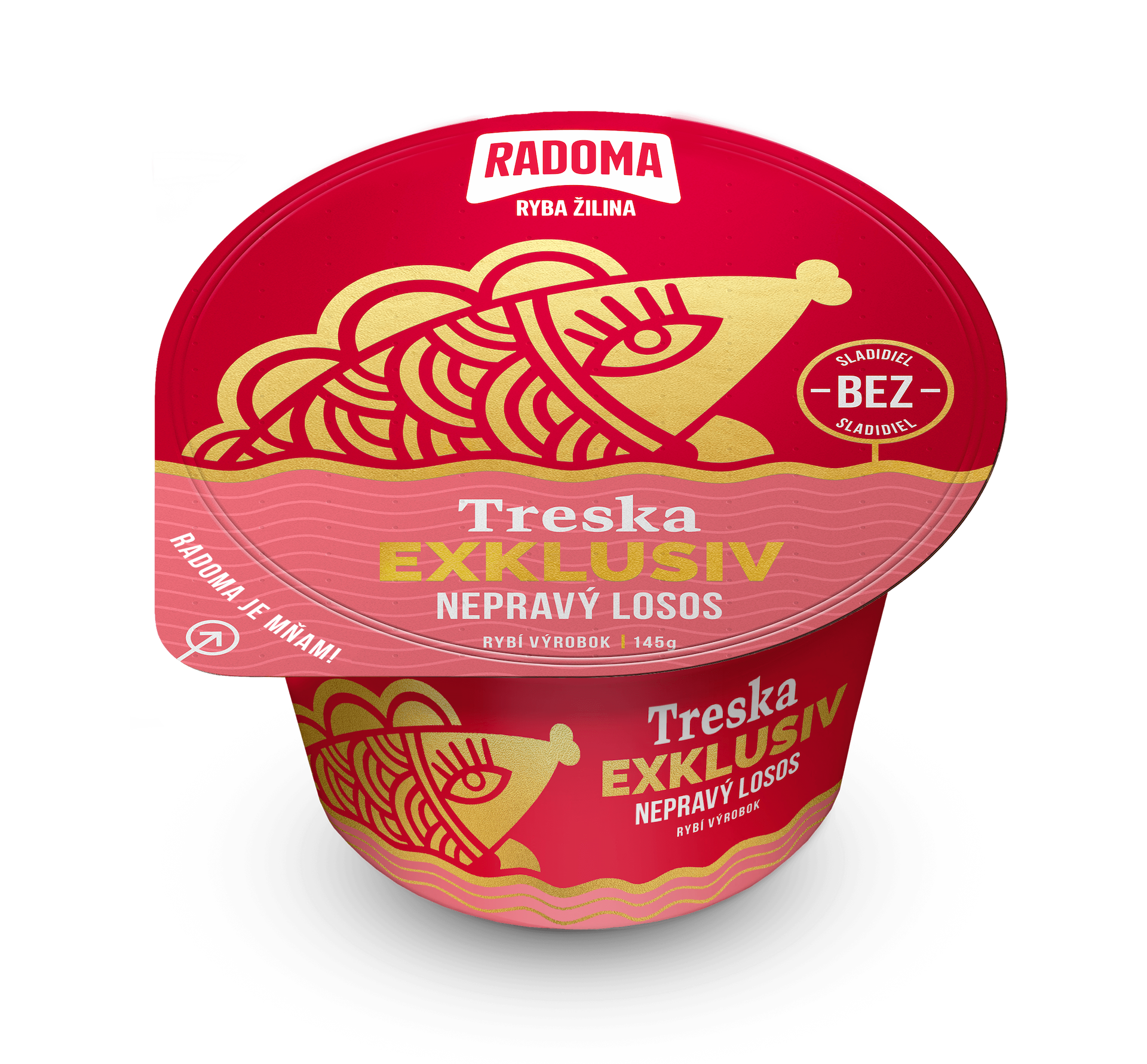 Treska Exklusiv s nepravým lososom 145g