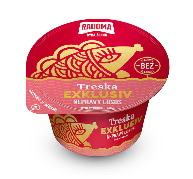 Treska Exklusiv s nepravým lososom 145g