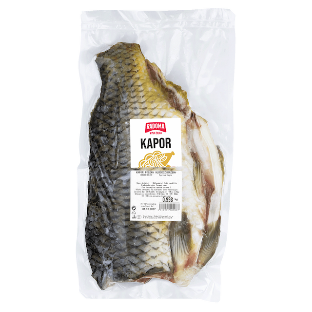 Kapor polený mrazený 1kg