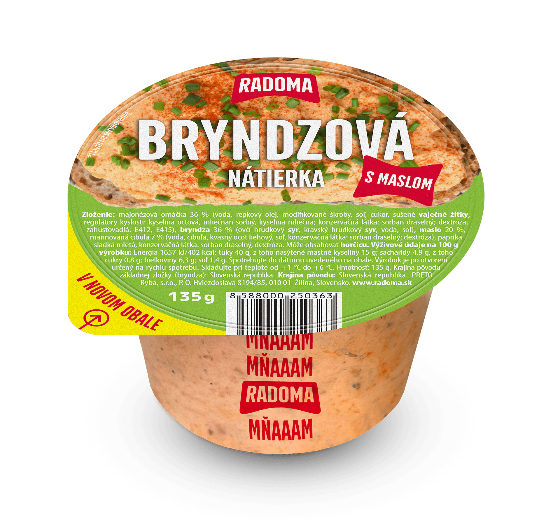 Bryndzová nátierka 135g