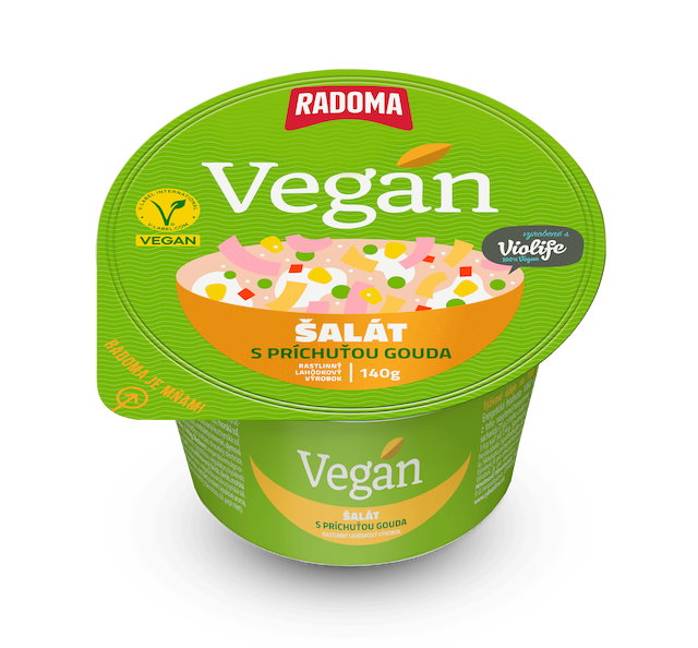 VEGAN šalát s príchuťou Gouda 140g 