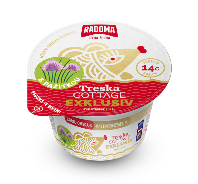 Treska Cottage Exklusiv   s pažítkou 140g