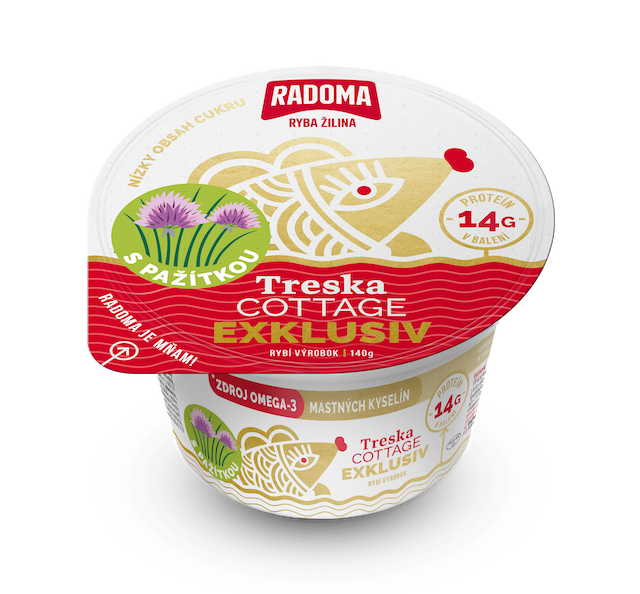Treska Cottage Exklusiv   s pažítkou 140g
