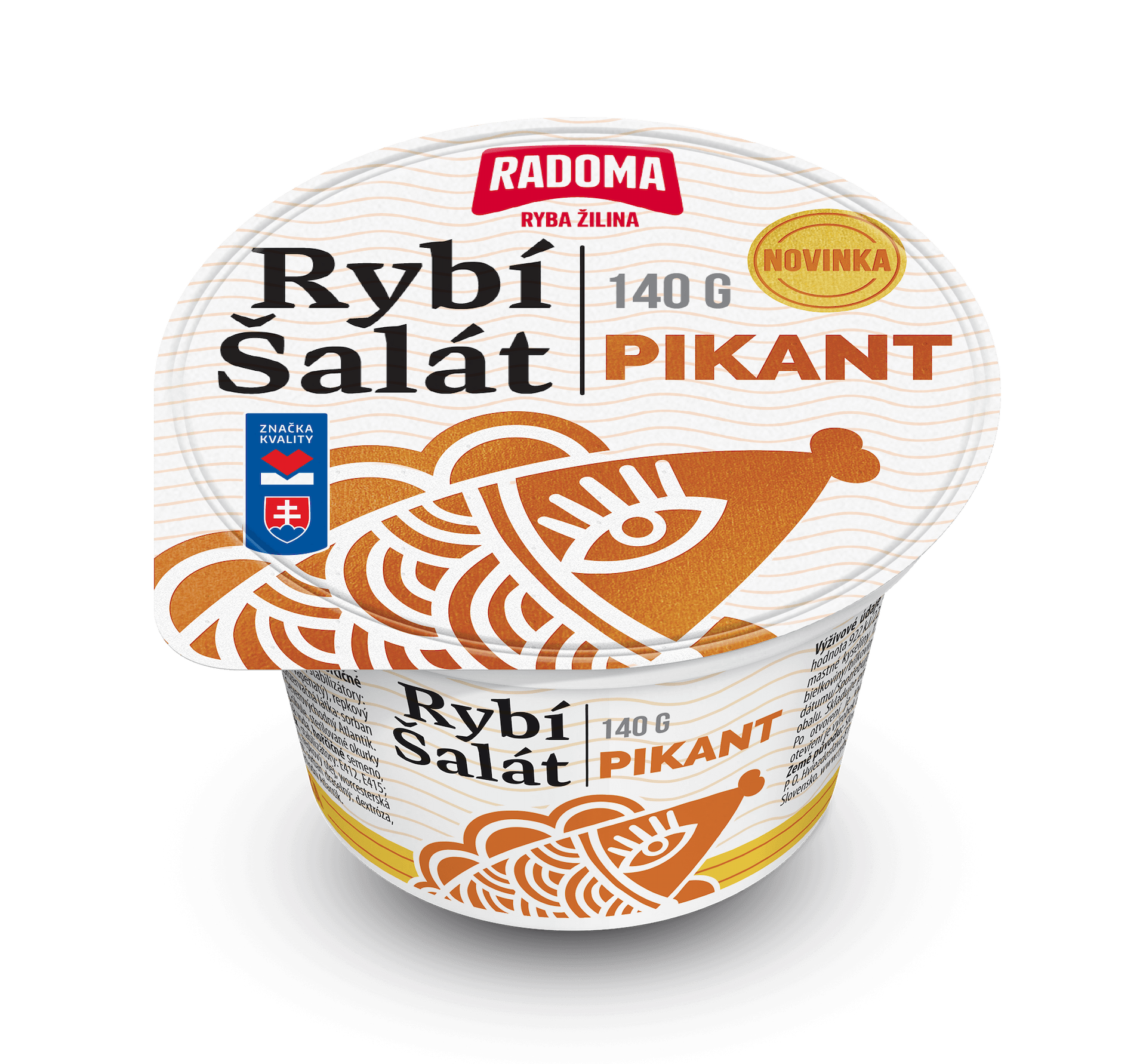 Rybí šalát PIKANT 140g 