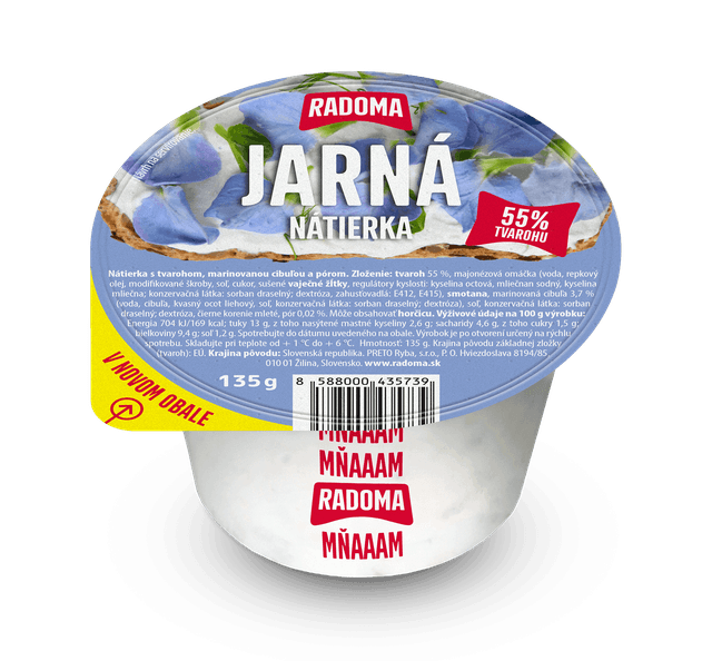 Jarná nátierka s tvarohom 135g