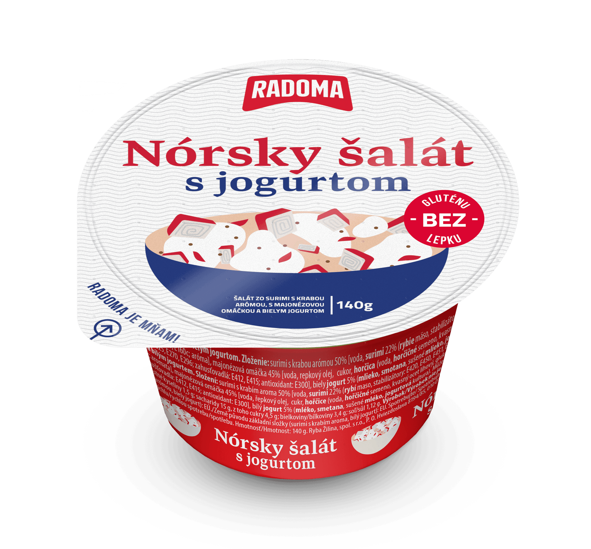 Nórsky šalát s jogurtom 140g 