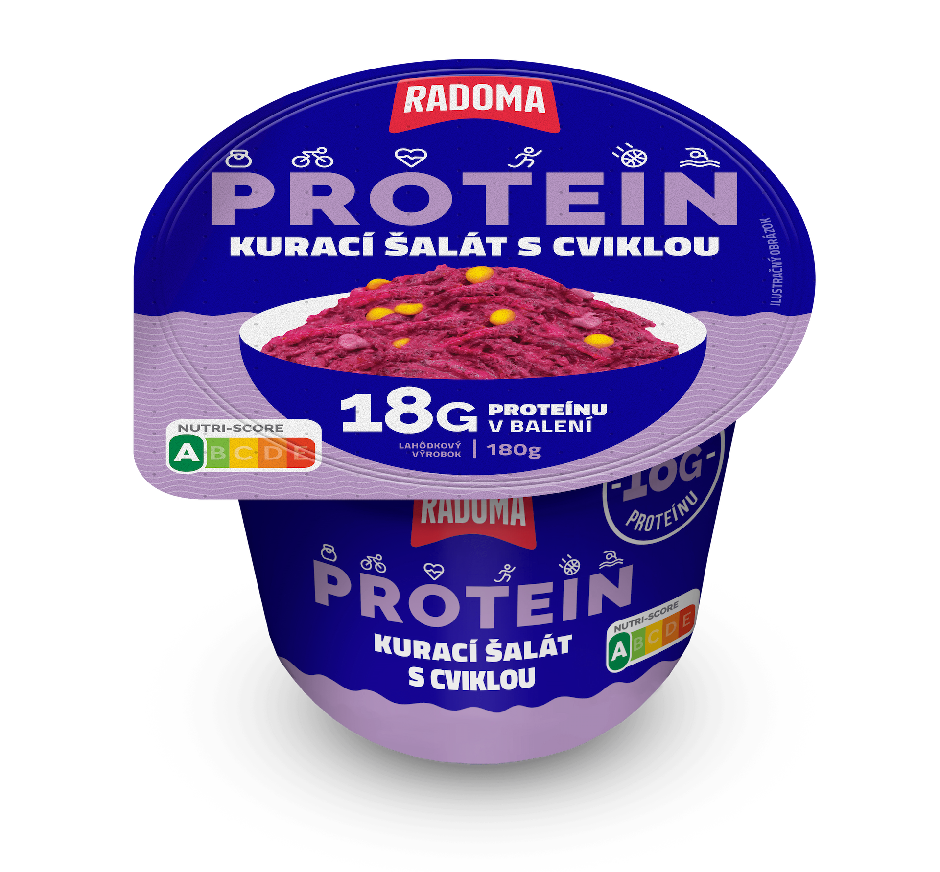 PROTEIN Kurací šalát s cviklou 180g