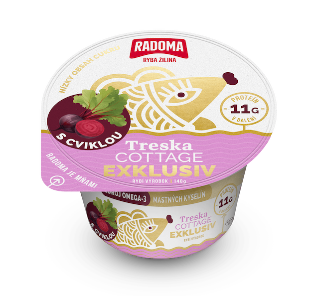 Treska Cottage Exklusiv s cviklou 140g