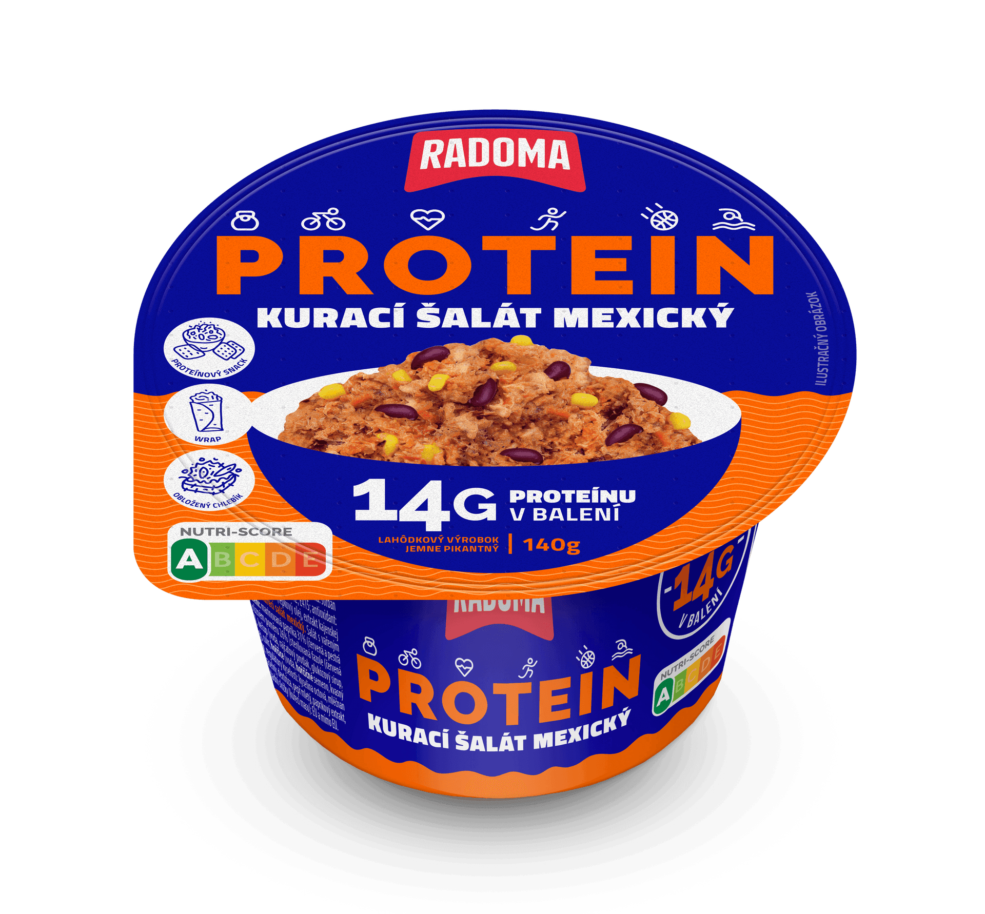 PROTEIN Kurací šalát mexický 140g