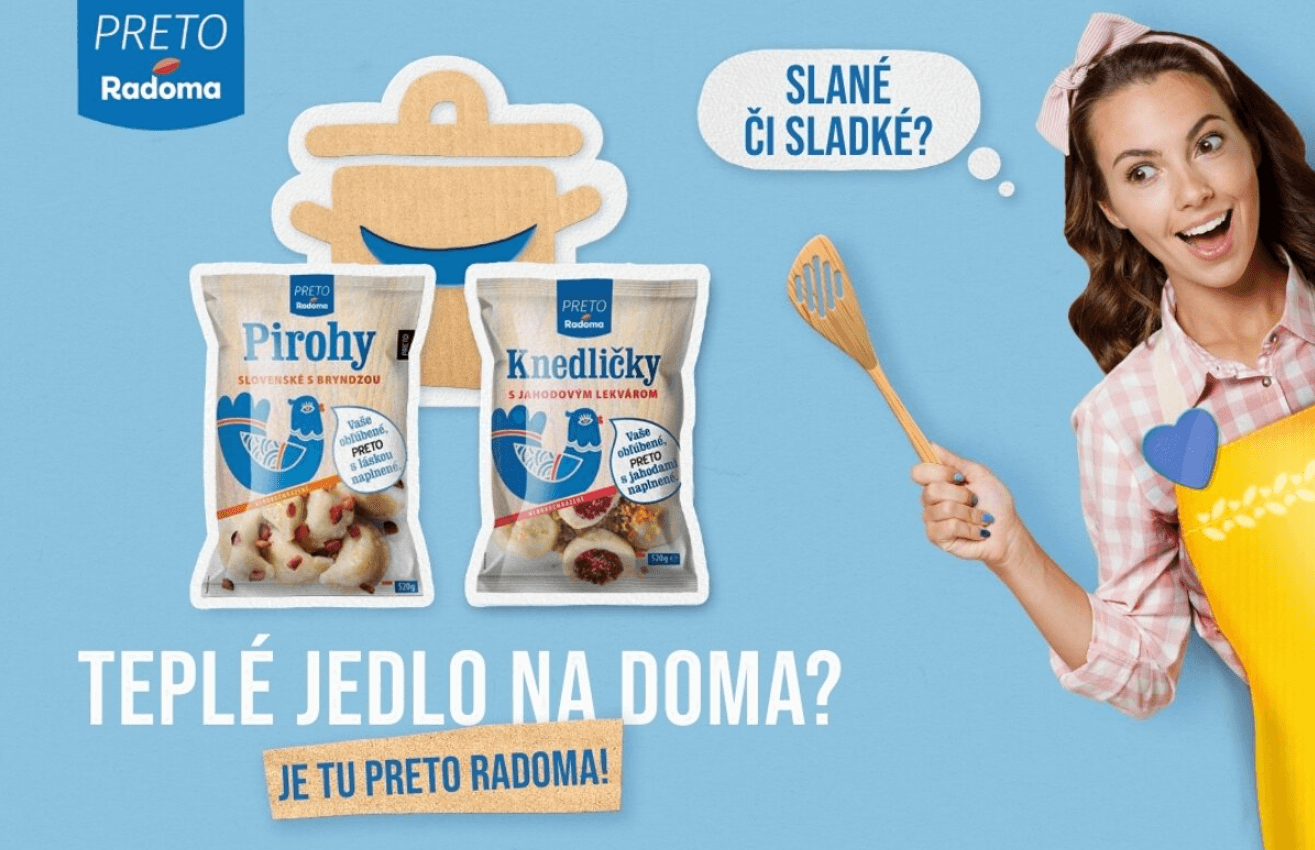 Teplé jedlo na doma? Je tu PRETO Radoma