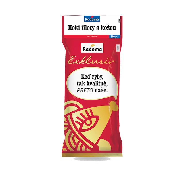 Hoki filety s kožou 800g 