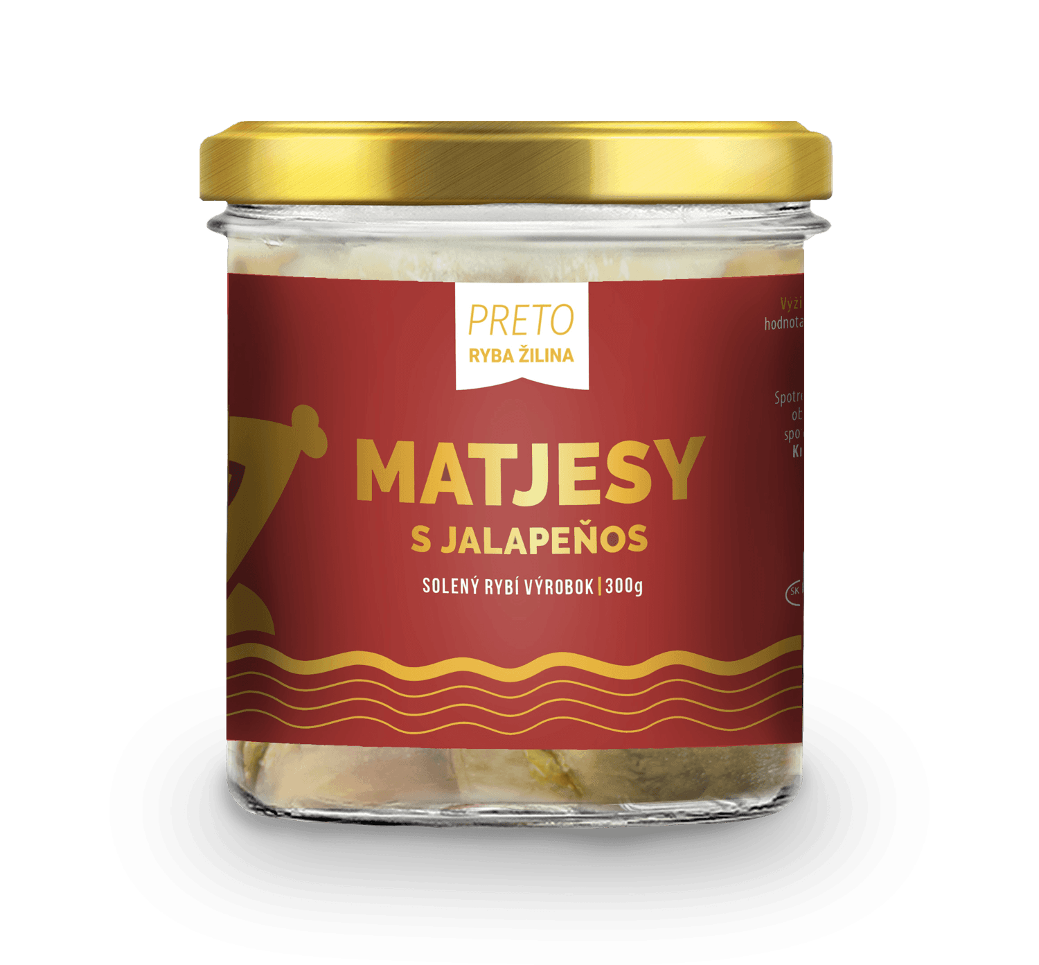 Matjesy v oleji s jalapeňos 300g