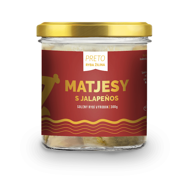 Matjesy v oleji s jalapeňos 300g