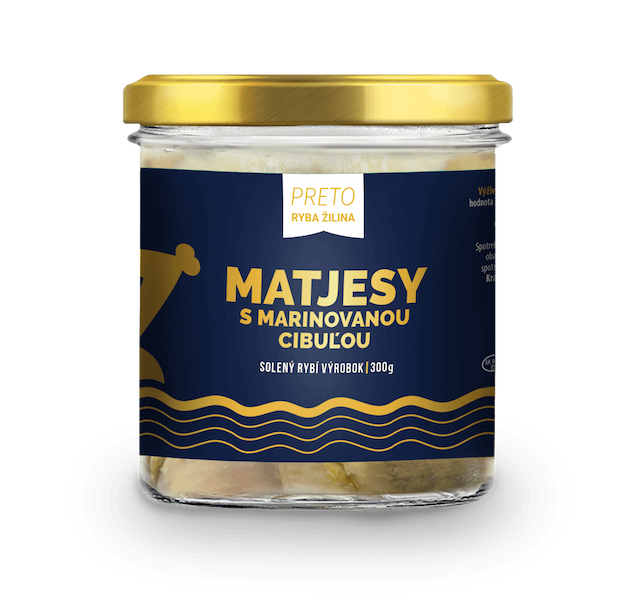 Matjesy v oleji s marinovanou cibuľou 300g