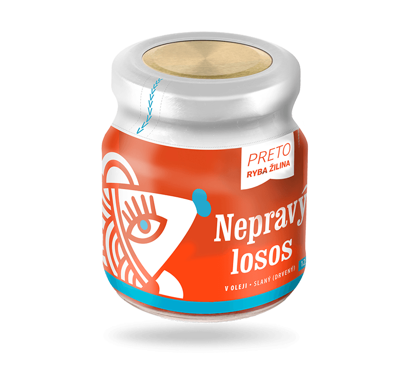 Nepravý losos drvený 125g
