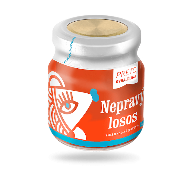 Nepravý losos drvený 125g