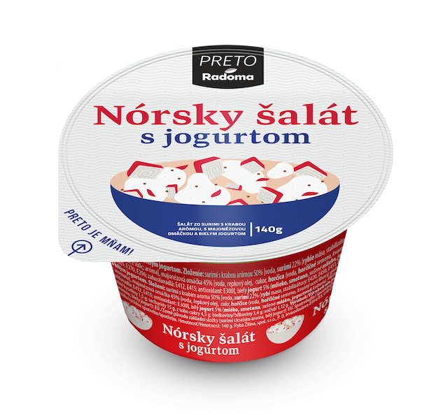 Nórsky šalát s jogurtom 140g 