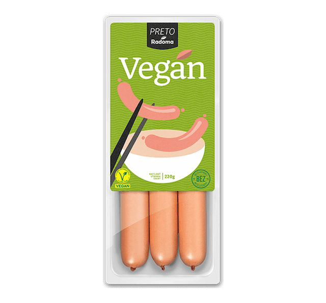 VEGAN párky 220g