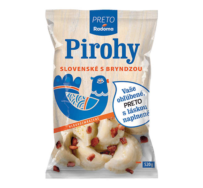 Slovenské pirohy s bryndzou 520g
