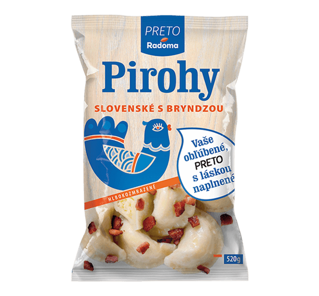 Slovenské pirohy s bryndzou 520g