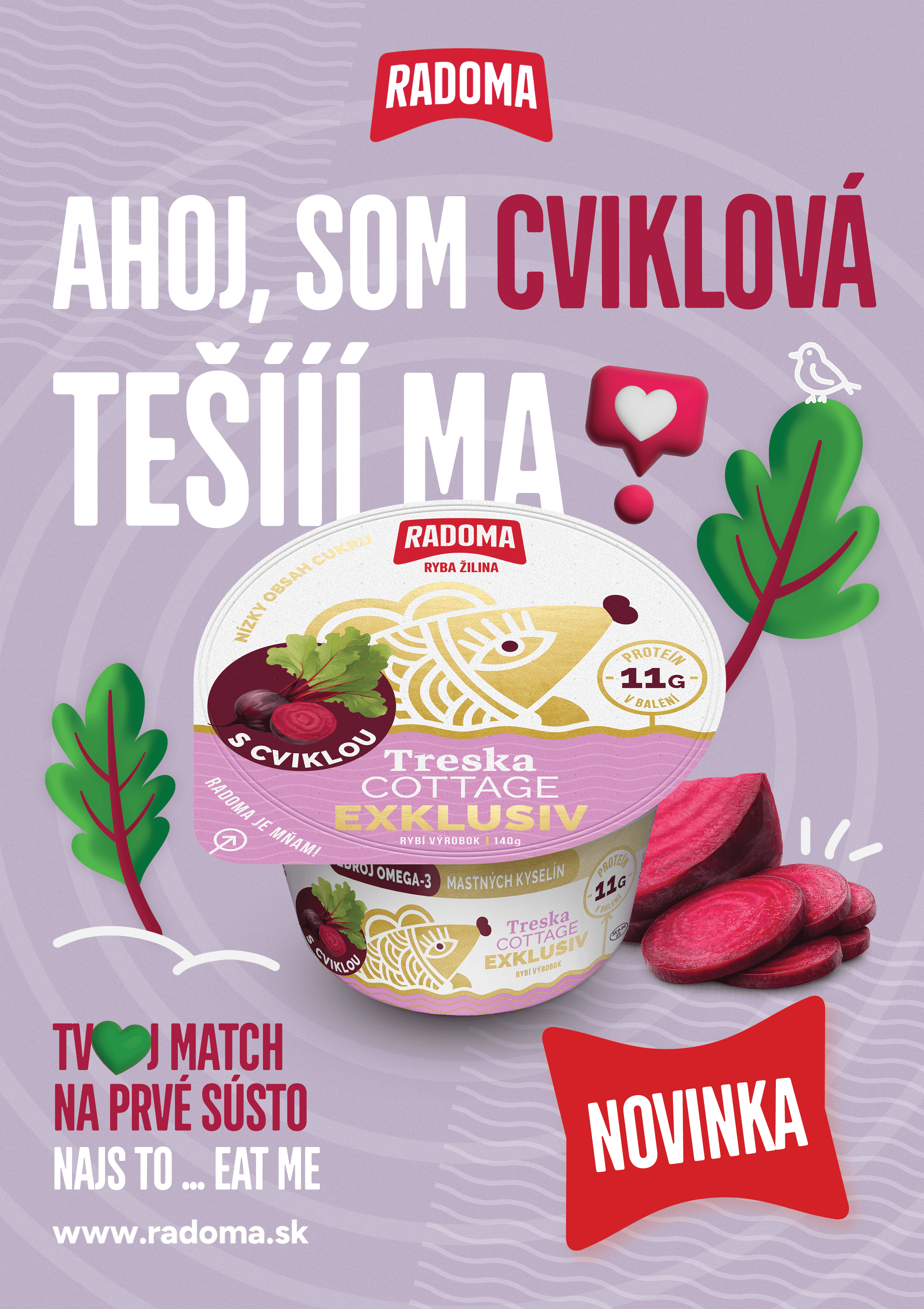 FAREBNÁ NOVINKA PLNÁ CHUTI A PROTEÍNU!