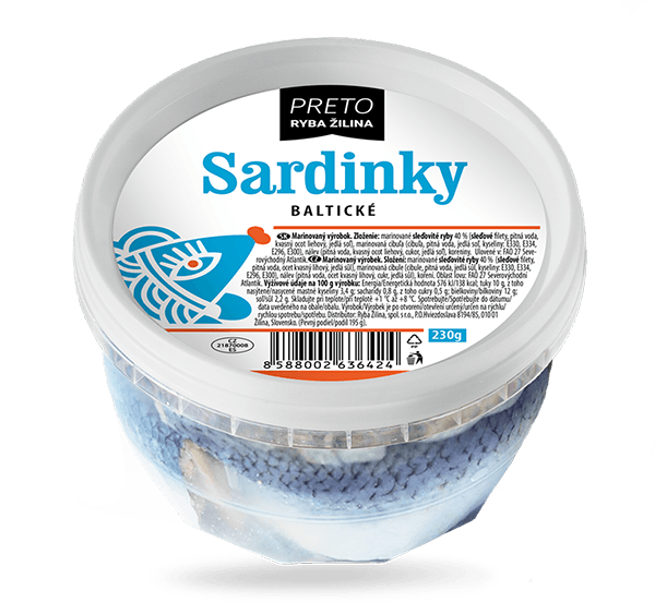 Baltické sardinky 230g 