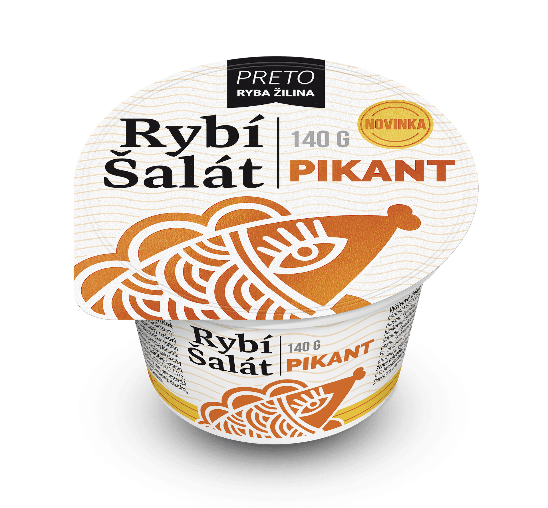 Rybí šalát PIKANT 140g 