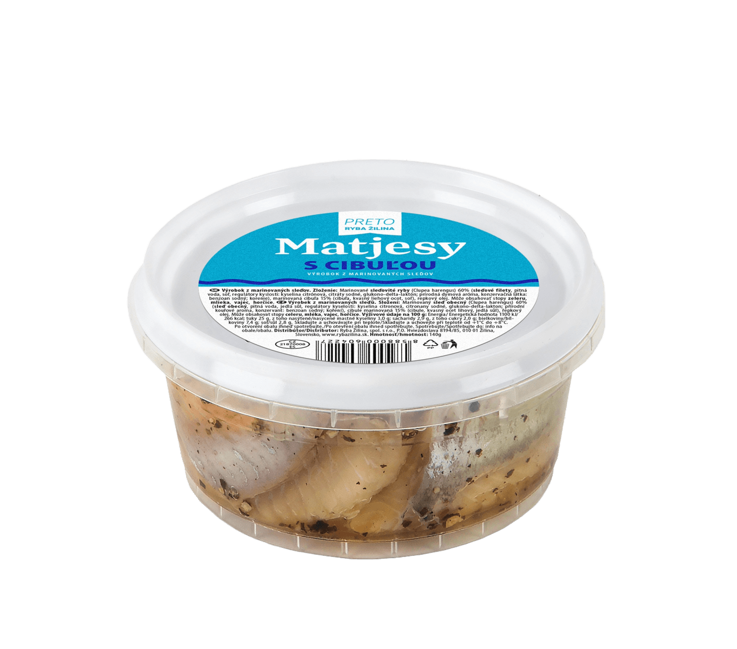 Matjesy s cibuľou 140g