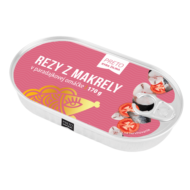 Rezy z makrely v paradajkovej omáčke 170g