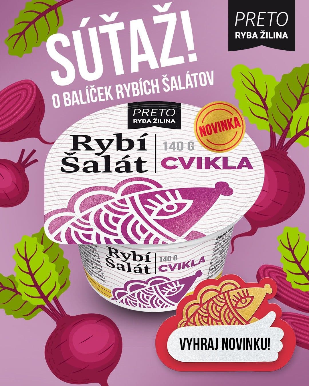 Súťaž o Rybí šalát CVIKLA
