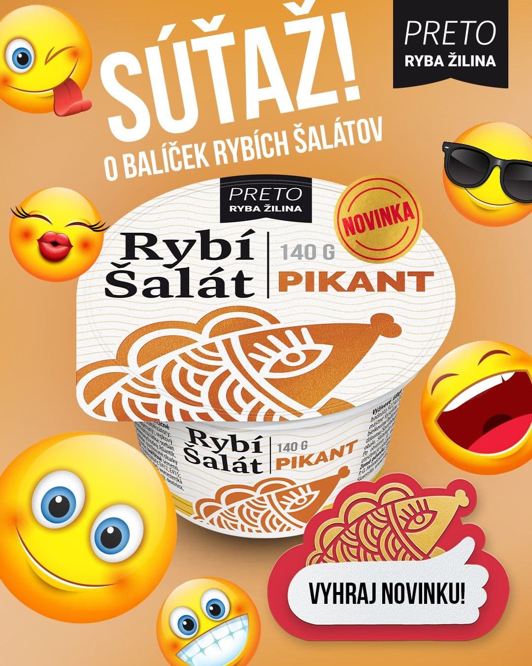 Súťaž o Rybí šalát PIKANT