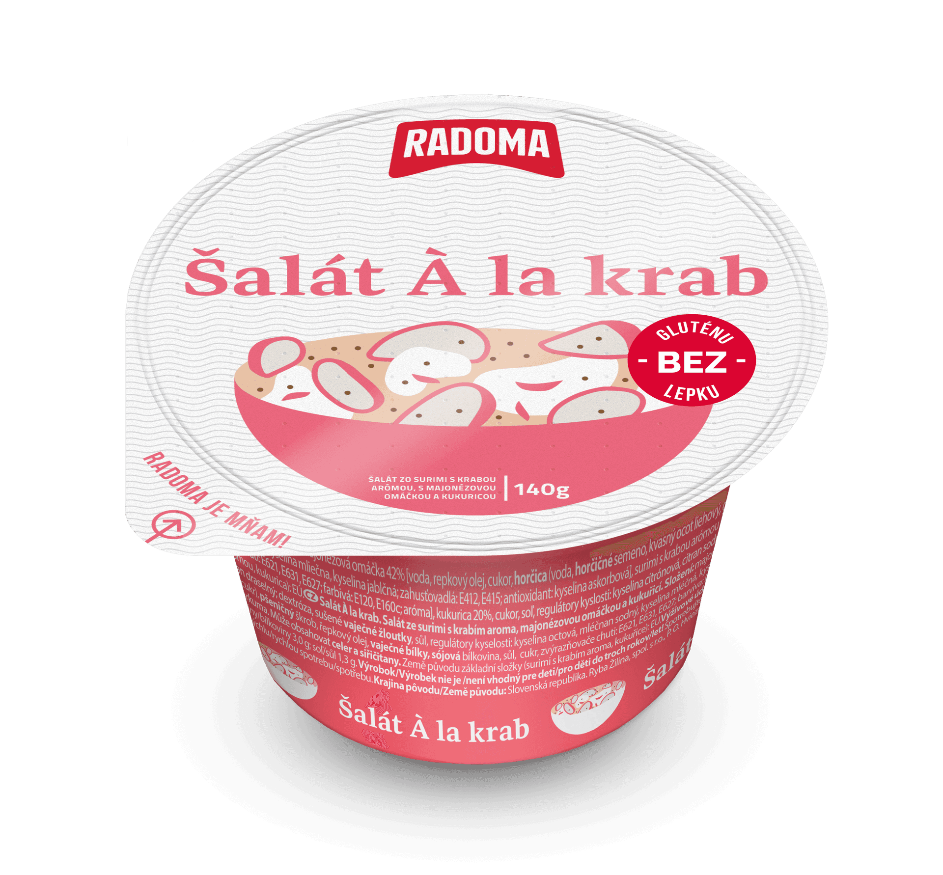 Šalát á la krab 140g