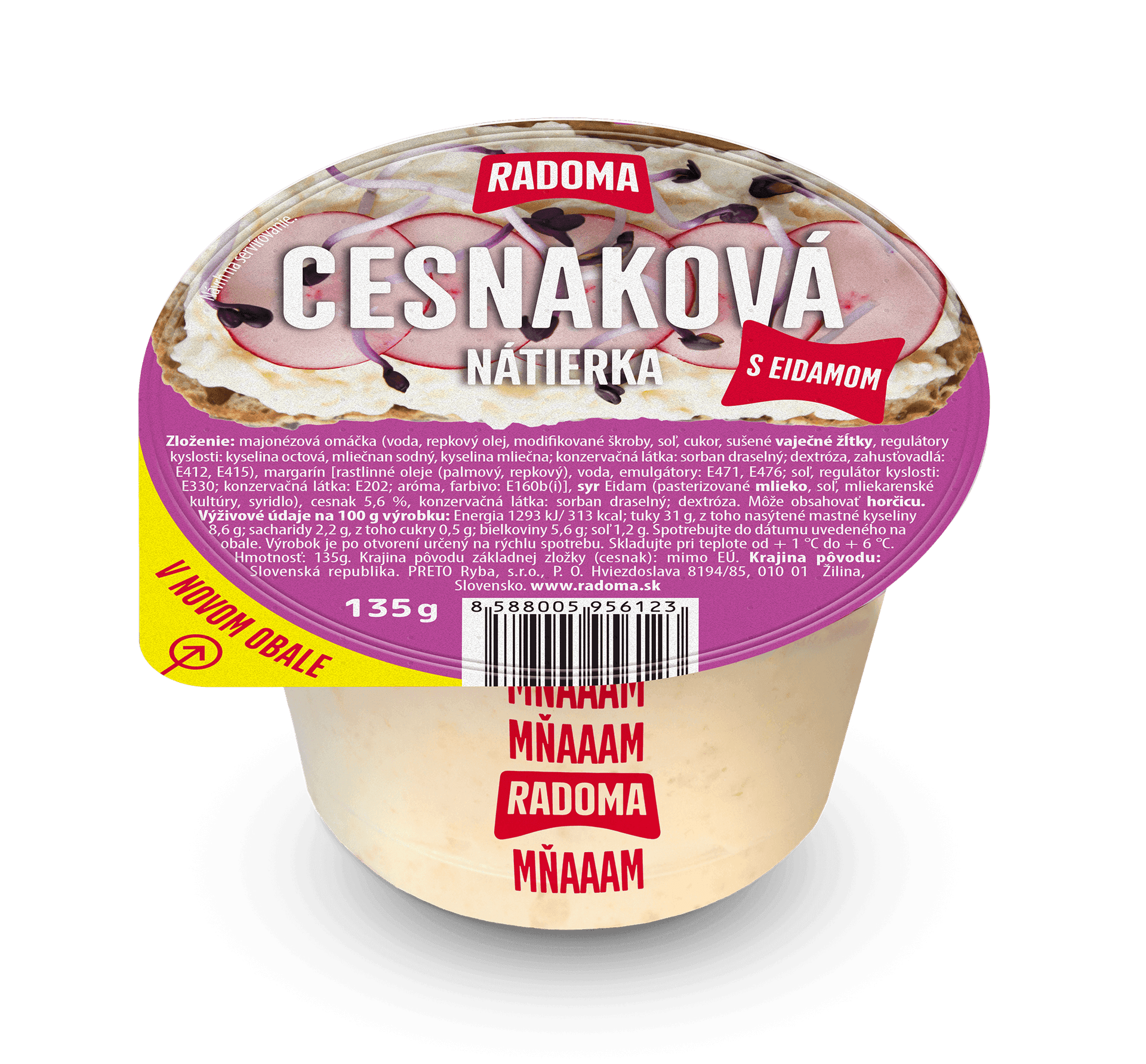 Cesnaková nátierka 135g