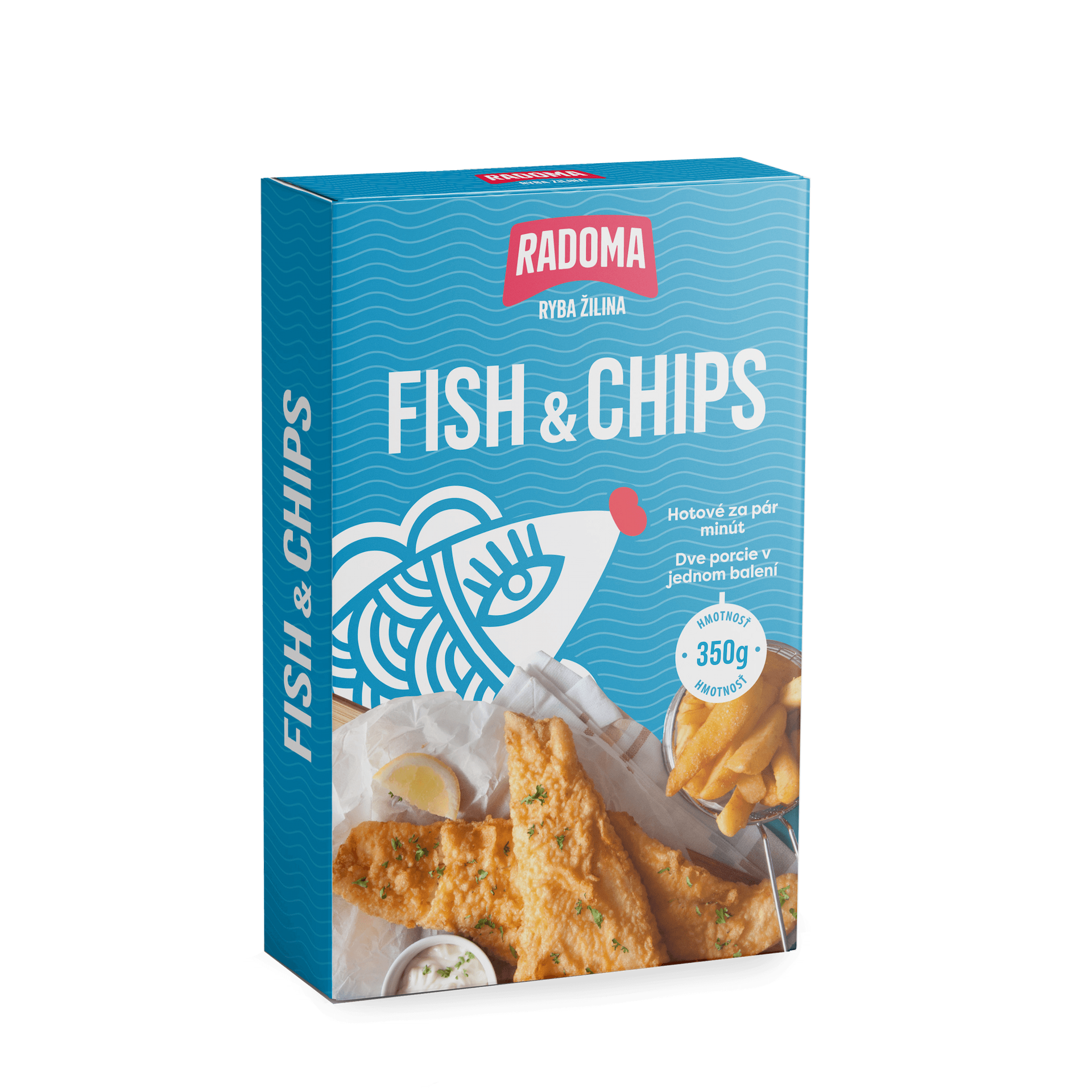Fish and chips 350g