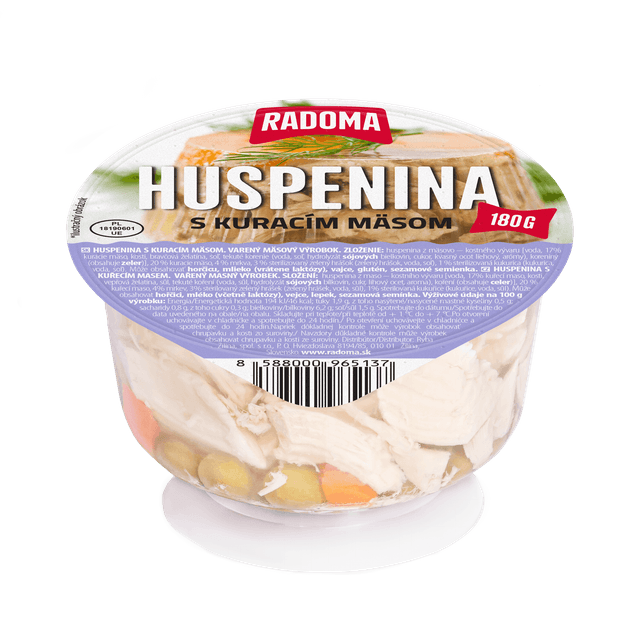 Huspenina s kuracím mäsom 180g